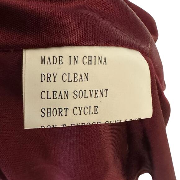 REVELRY Dress Cabernet Gwen Sequin Maxi Dress Size 26 Holiday Glam V-Neck Long - Picture 8 of 10